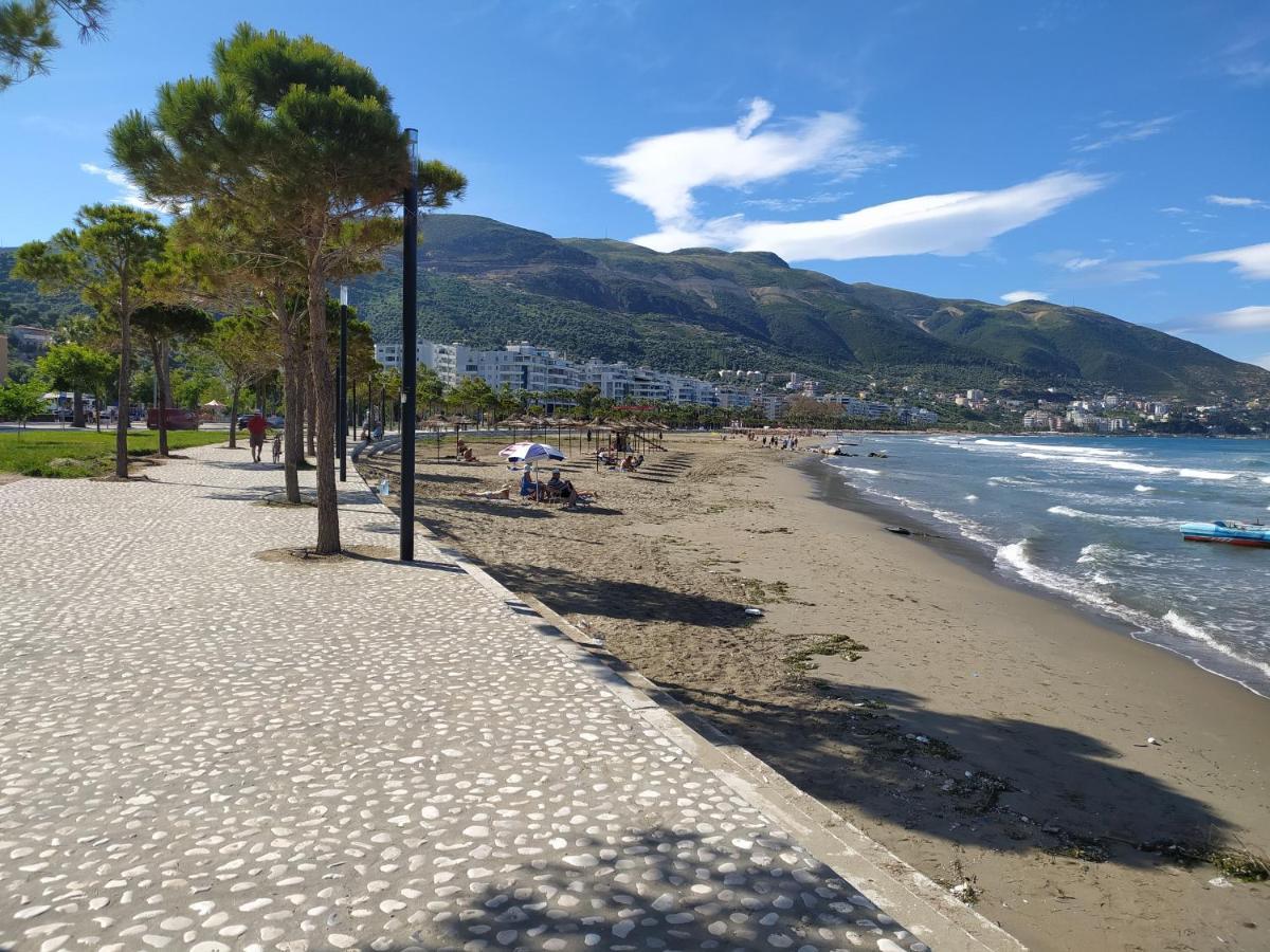 Lungomare Beach Apartments Влёра Экстерьер фото